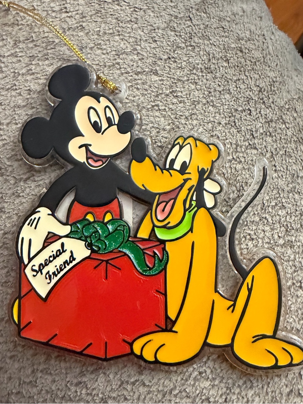 Disney Mickey & Pluto Ornament Suncatcher